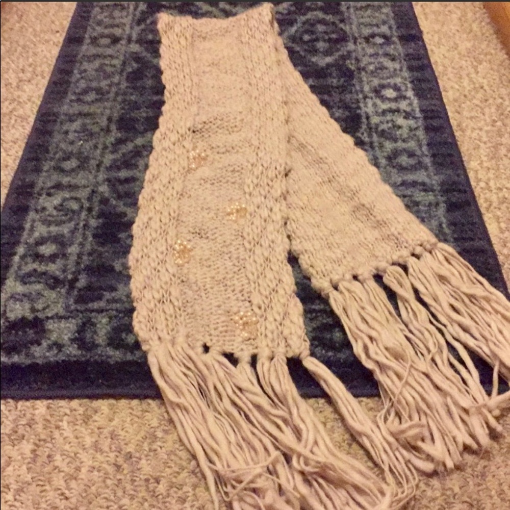 Dreamy Betsy Johnson Dusty Rose Fairy Scarf